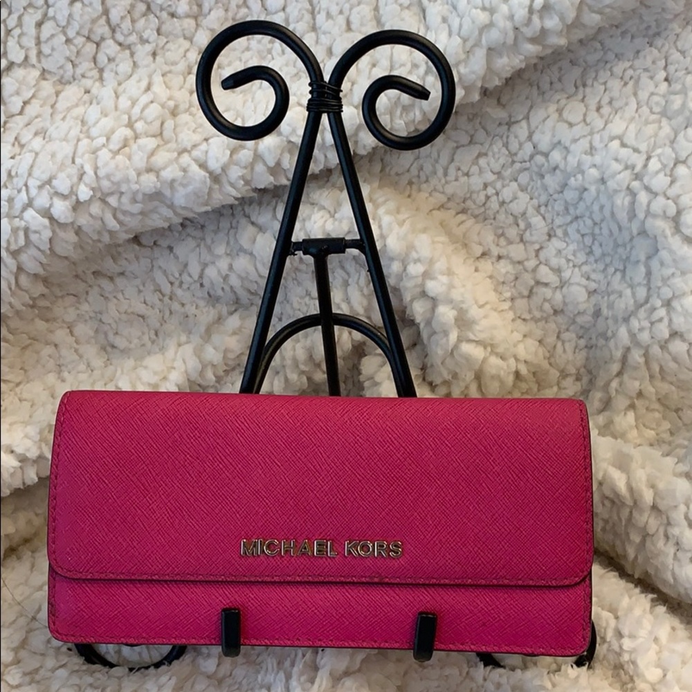 Michael Kors  Pink Envelope Wallet